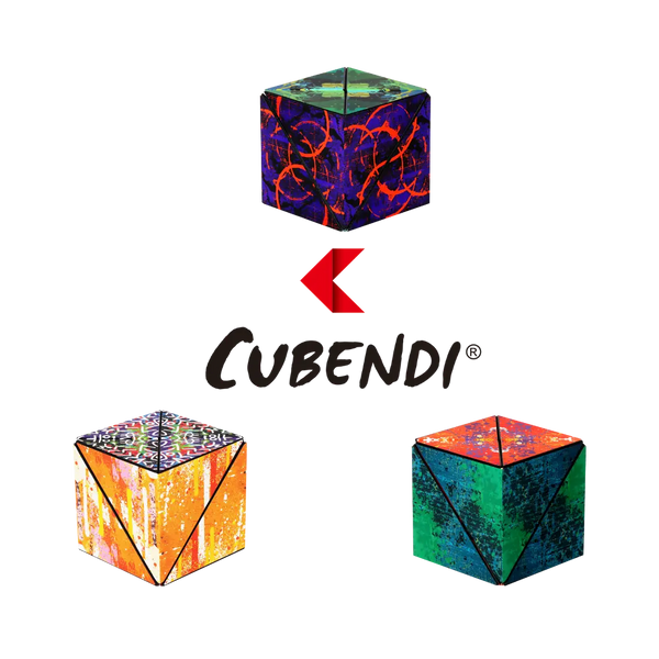 Cubendi Cube - The Flowing Magnetic Puzzle Cube - 3 Unique Designs