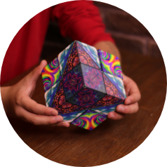 SHASHIBO Shape Shifting Patented Fidget Cube w/ Rare Earth Magnets -  Extraordinary 3D Magic Cube – Magnet Fidget Toy Transforms Into Over 70  Shapes (Optical Illusion) 