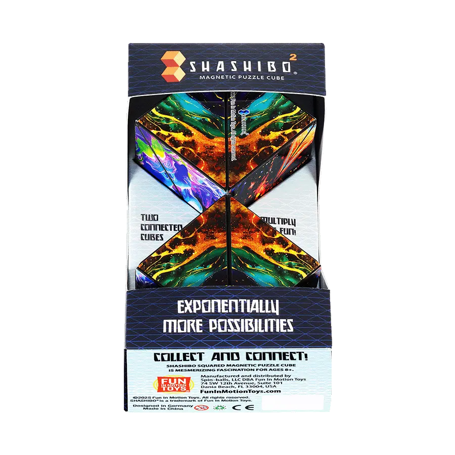 Puzzle Magnetico Shashibo – Confezione Da 3 Cubi Trasformatori – Multicolore