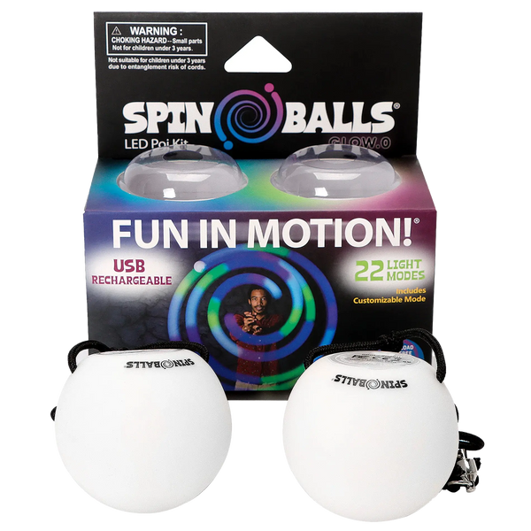 Spin Ball Luminescent - Balle Gyroscope Qui Brille Dans Le Noir, Diamètre 4cm | Jouet D'adresse Et De Spectacle