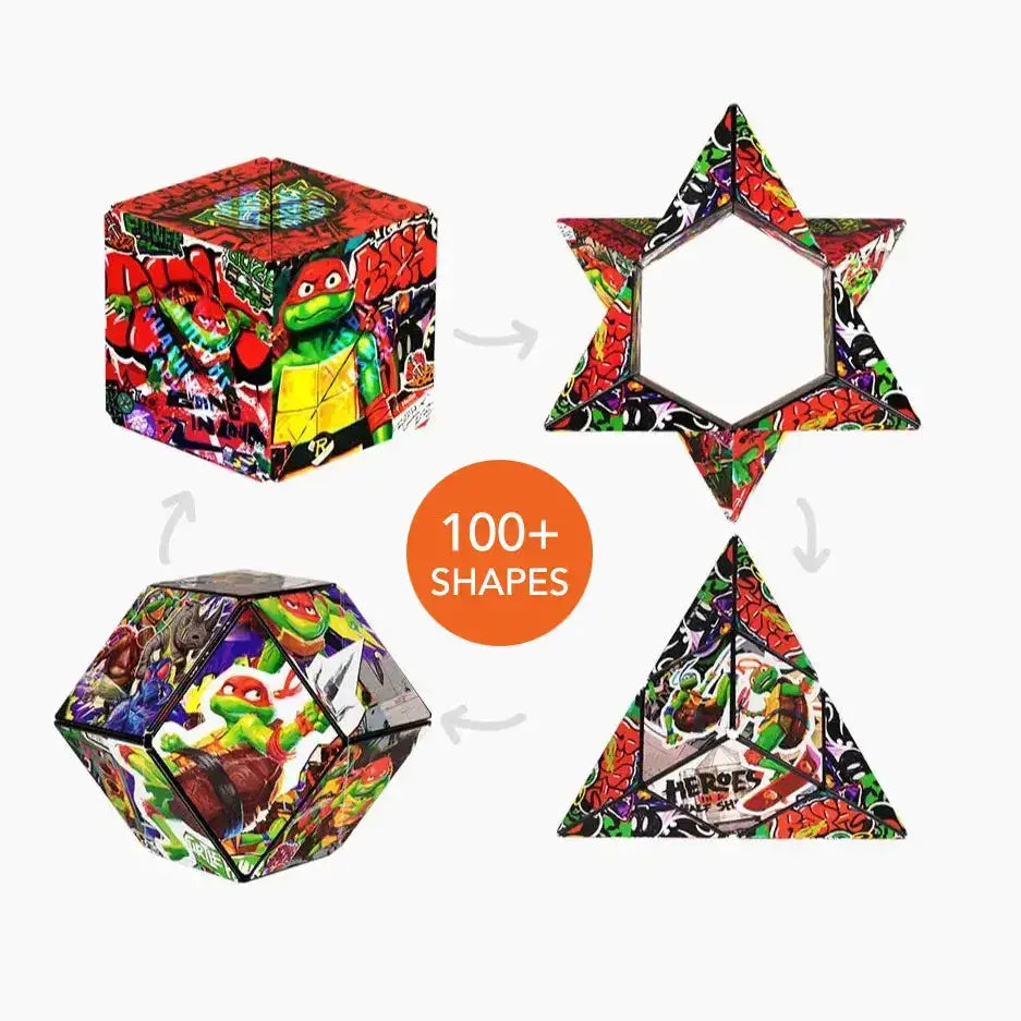 Turtle Cube TMNT Shashibo — Ninja Turtles Puzzle Cube | Fun In Motion – Fun In ...