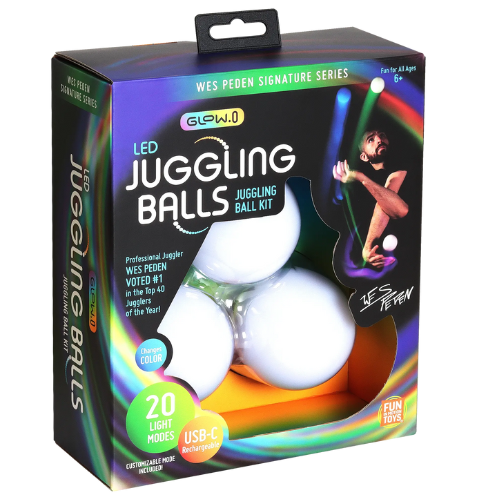 Wes Peden Glow.0 Juggling Balls
