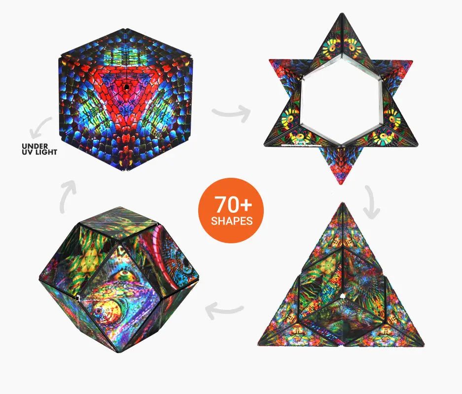 最低価格の Cubes Puzzle Magnetic Shashibo - Series Jumbie - Unique 4 版画