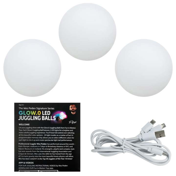Wes Peden Glow.0 Juggling Balls - Fun In Motion Toys